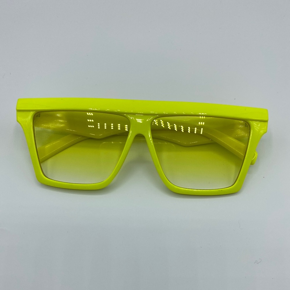 Flat Top Yellow Gradient Sunglasses
